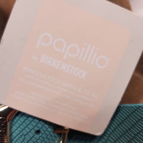 Papillio by Birkenstock Soley Embossed Ankle Strap Wedge Sandals size 10 - 10.5 - Picture 12 of 12